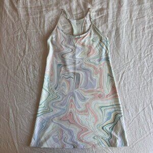 Old Navy PowerSoft Performance Racer-Back Mini Swing Dress Active Dress
